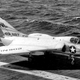 A US Navy Douglas F4D-1 Skyray from Fighter Squadron VF-23 Flashers aboard the aircraft carrier USS Hancock (CVA 19) in 1957 (US Navy)
